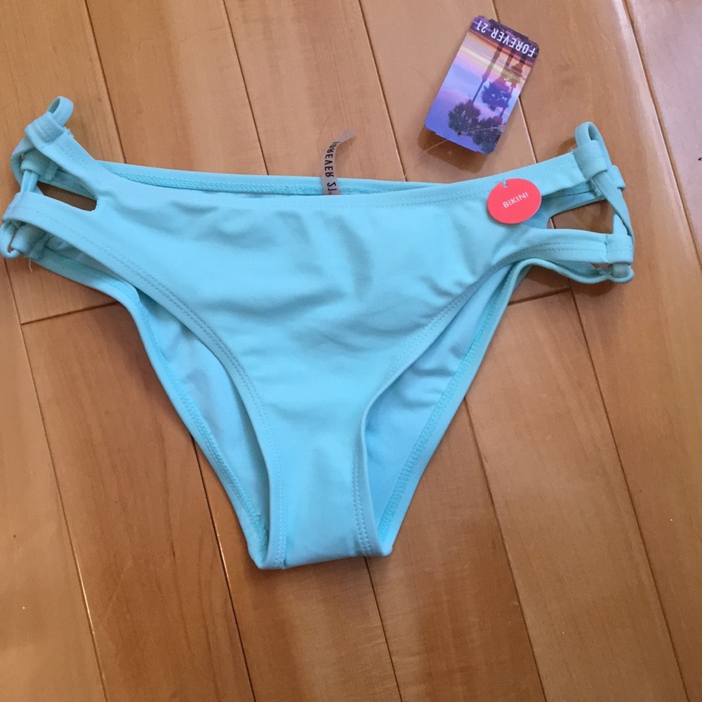 Light blue bikini bottoms